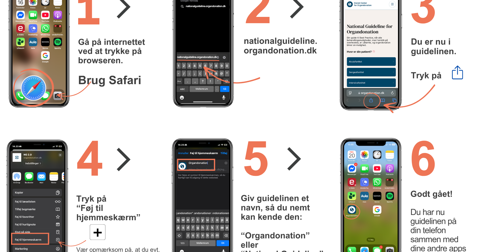 6 trin til at få en genvej ned på iPhone
